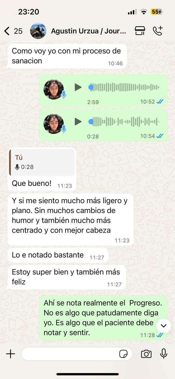 Paciente agradecida